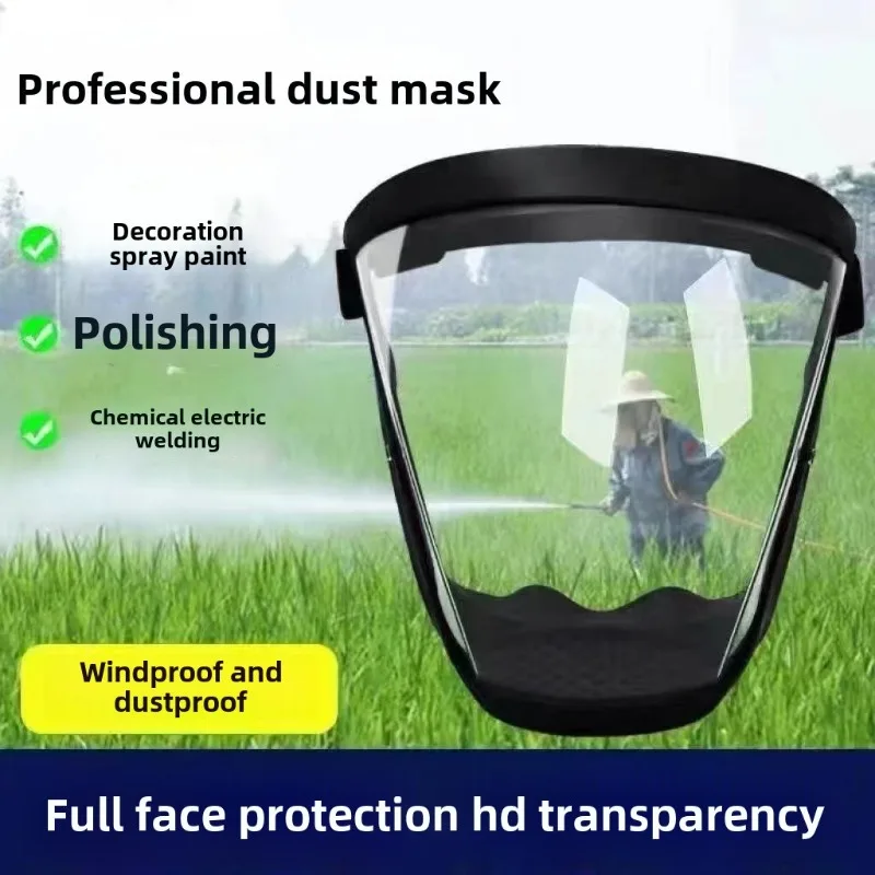 Anti Pollution Mask - 全面保護メガネ、高画質、防曇、防塵、飛沫防止、防煙、農薬対策、電気溶接作業用、ライディング用保護マスク