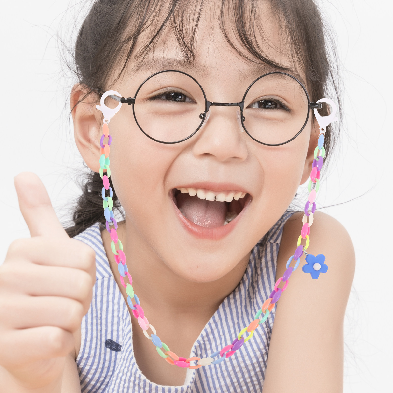 花柄のマスクチェーン。メガネチェーンとしても使用可能。軽量で - Mask Chain Holder のレビューと価格